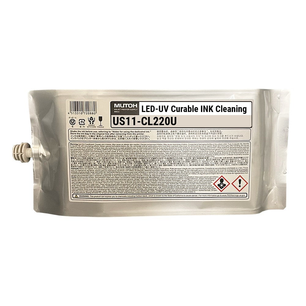 MUTOH US11 Flexible UV-LED - Cleaning Fluid - 220ml