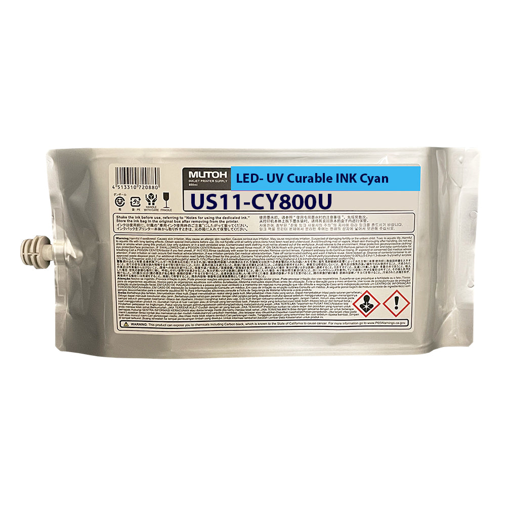 MUTOH US11 Flexible UV-LED Ink - 800ml
