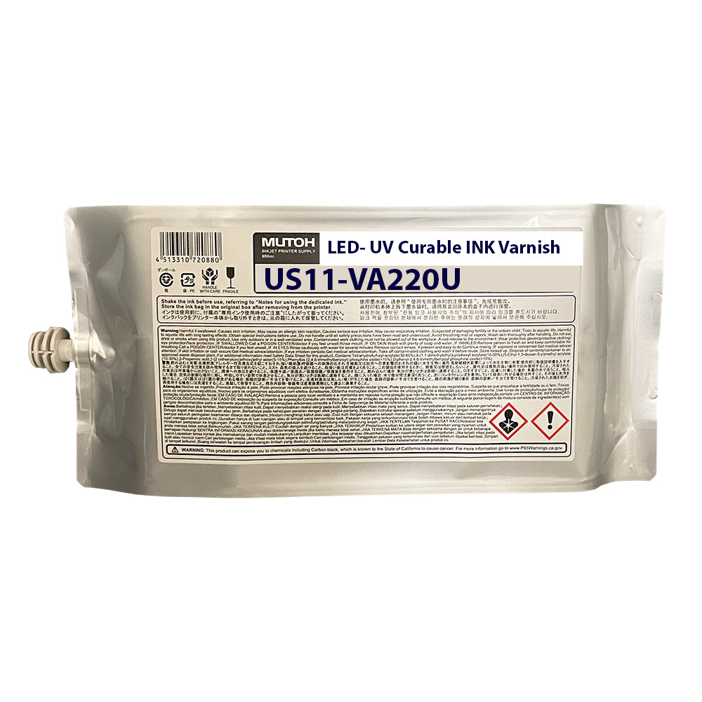 Expiring Soon Inks - MUTOH US11 Flexible UV-LED Ink - 220ml