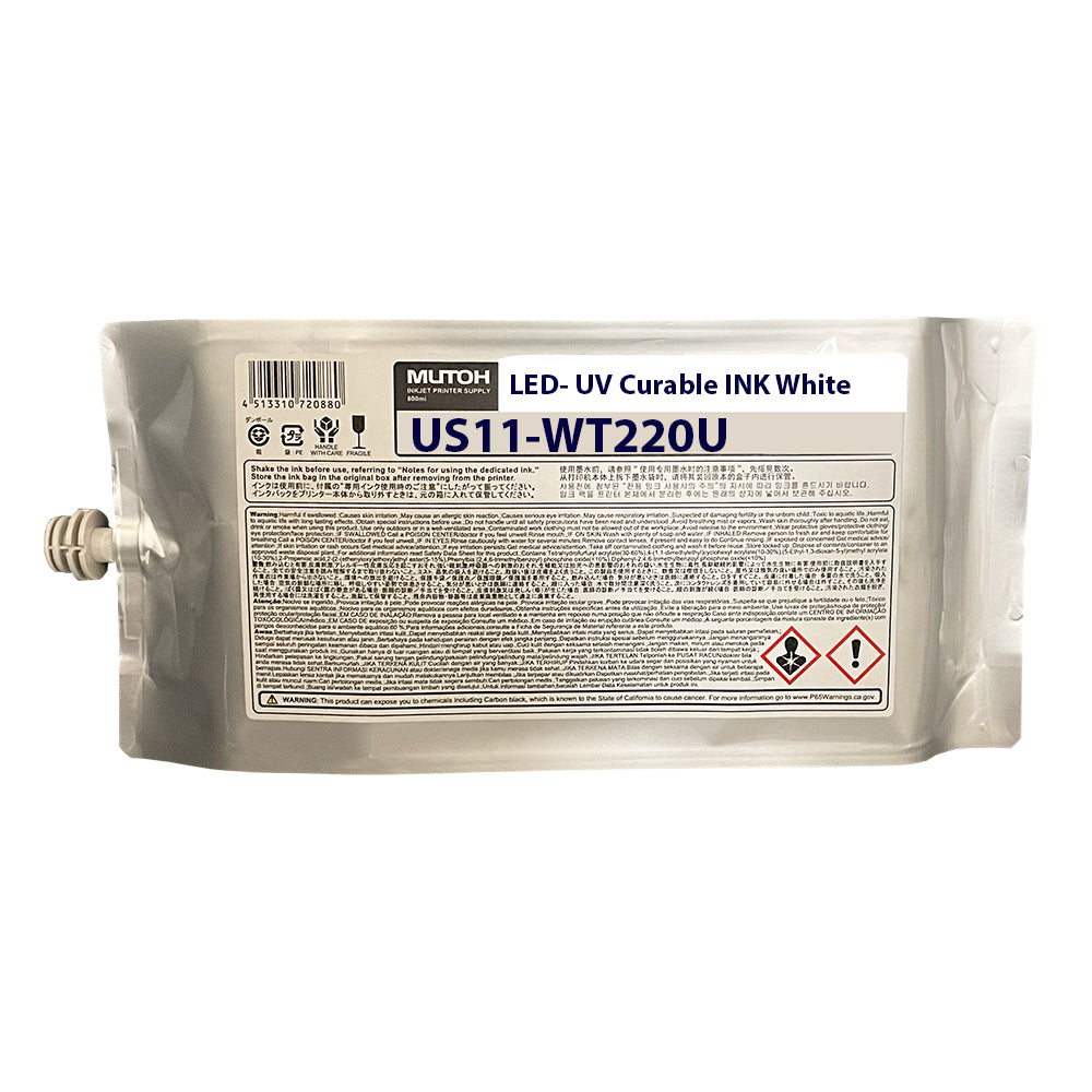 Expiring Soon Inks - MUTOH US11 Flexible UV-LED Ink - 220ml
