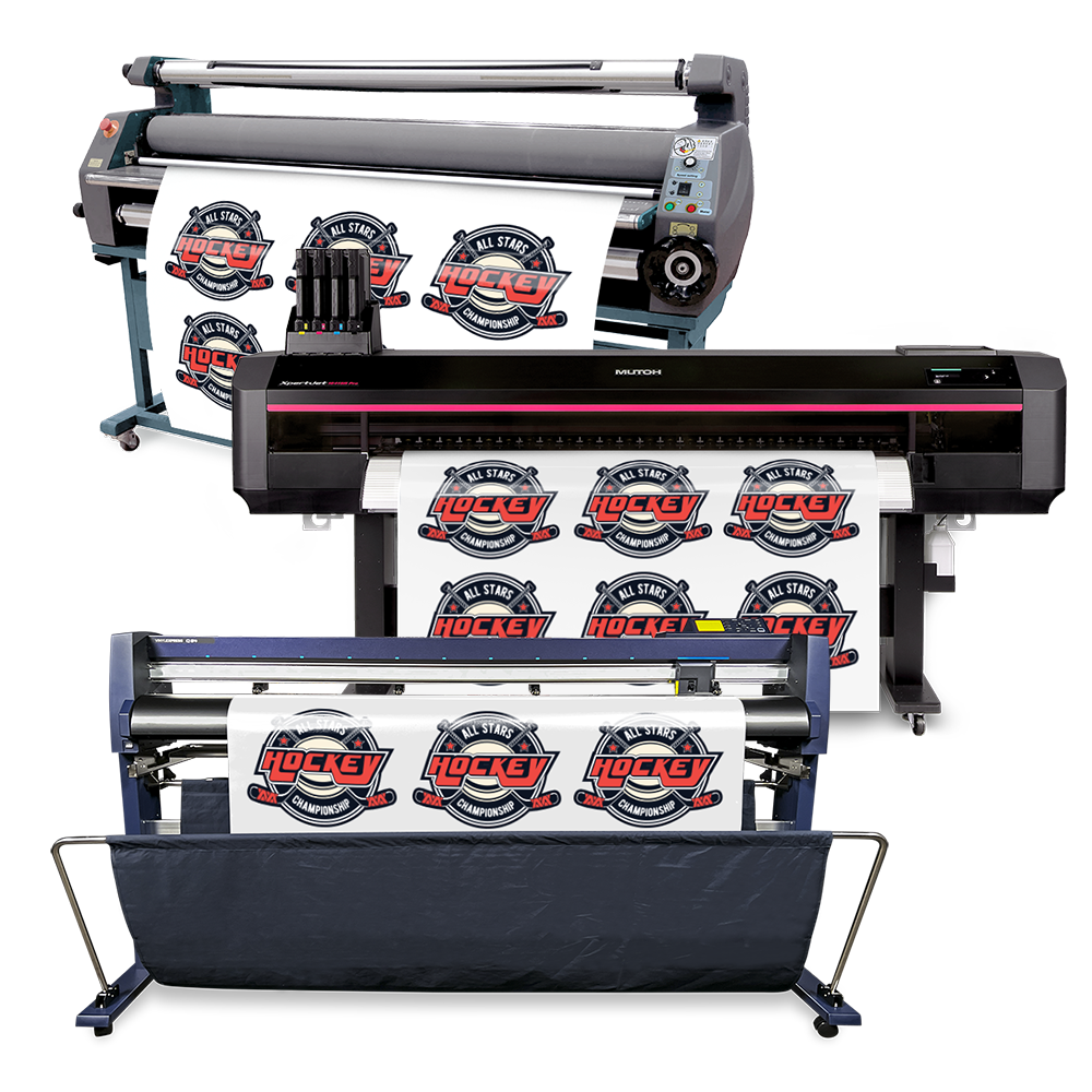 Mutoh XpertJet 1641SR PRO - Printer, Cutter, & Laminator Package w/Q64 & EnduraLAM3
