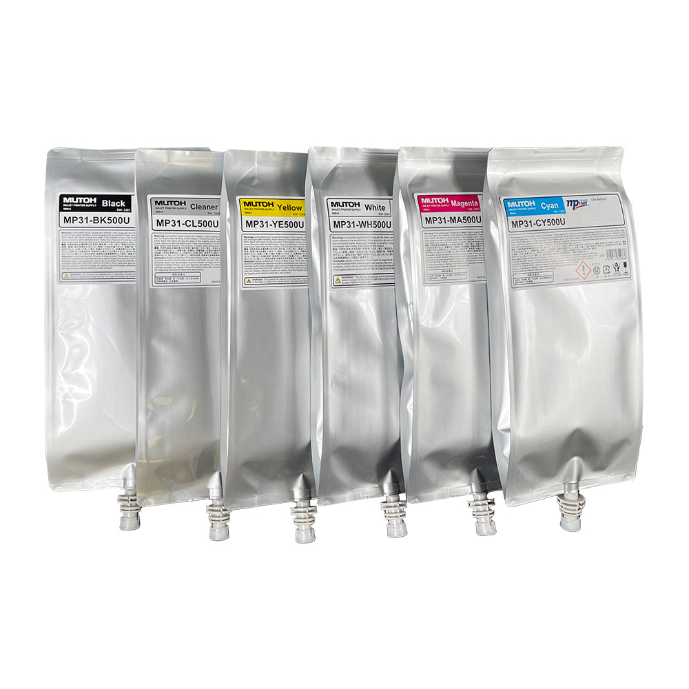 MUTOH MP31 (Multi-Purpose) Ink Bags - 500 ml