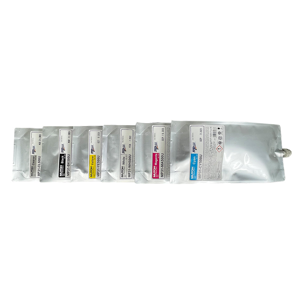 MUTOH MP31 (Multi-Purpose) Ink Bags - 500 ml