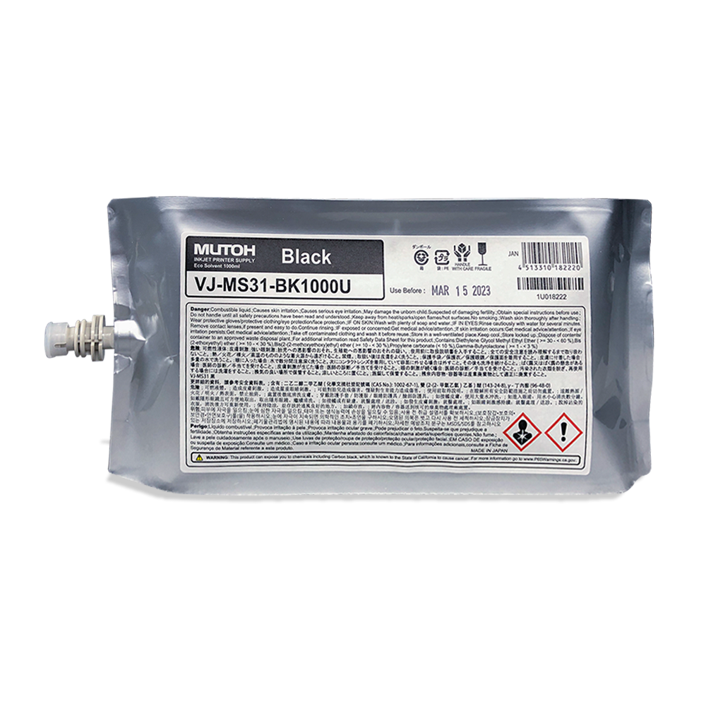 MUTOH MS31 Eco-Solvent Ink Cartridges - 1000ml