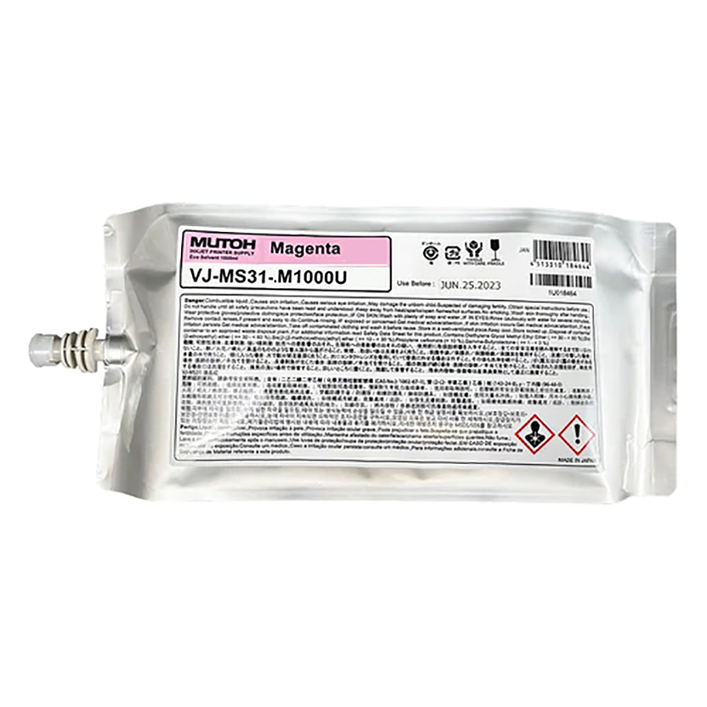 MUTOH MS31 Eco-Solvent Ink Cartridges - 1000ml