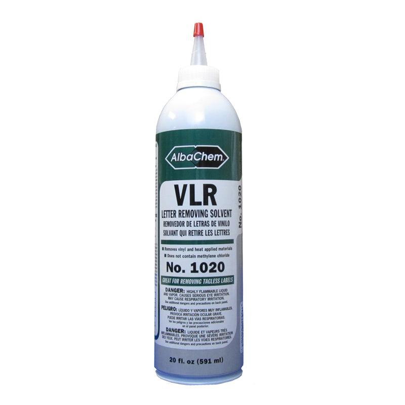 AlbaChem VLR 1020 Heat Transfer Vinyl (HTV) Remover - 20 oz Can