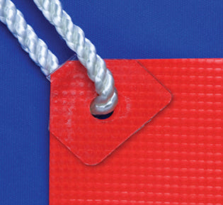 Banner Ups - Adhesive Grommet Tabs - Mini - Clear - 100 pack