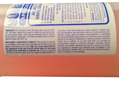 Sure Glide Vinyl Application Fluid - 1 Gallon