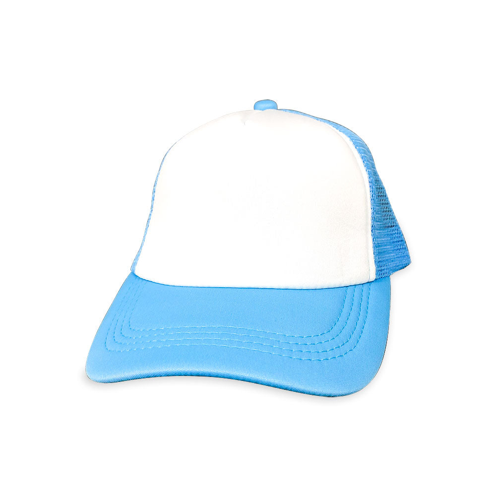 10pcs Sublimation Blank Polyester Mesh Cap Baseball Hat Unisex Adjustable  Blue Coffee Blanks Adult Caps for
