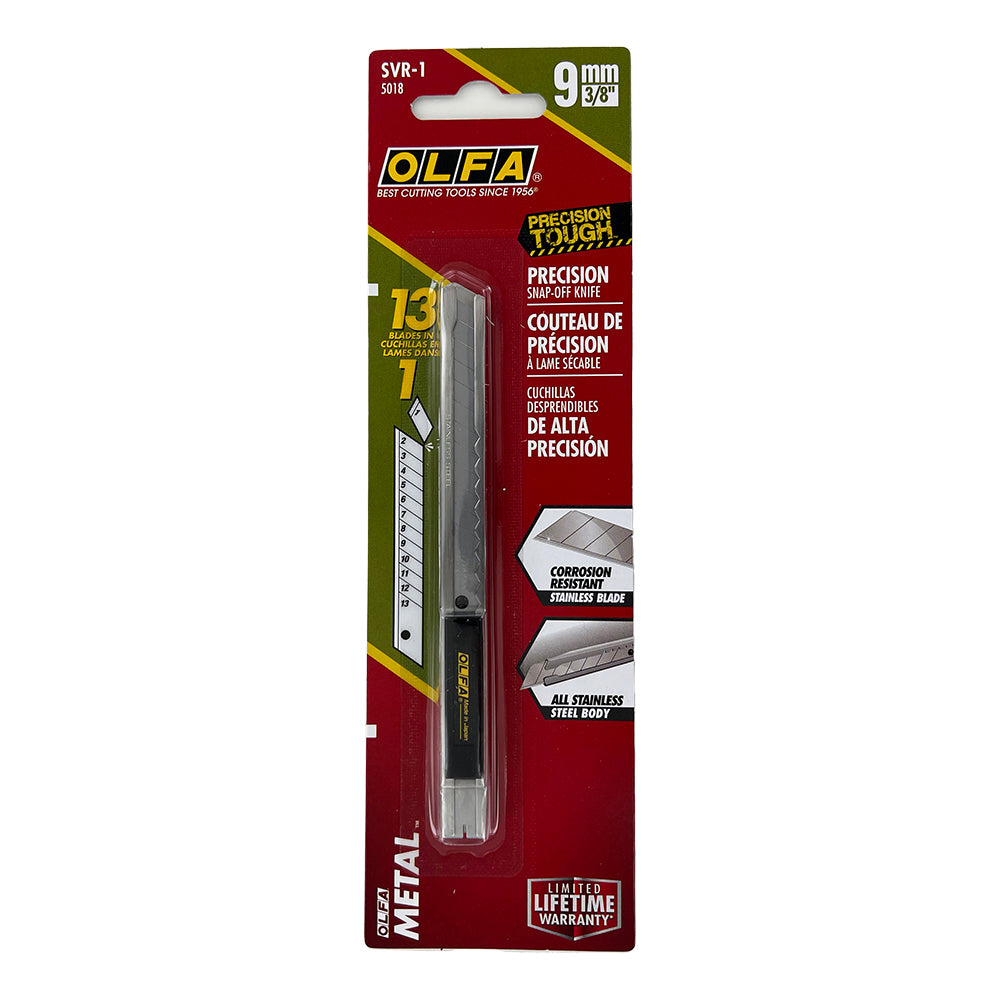 OLFA SVR-1 Stainless Steel Slide Lock Knife