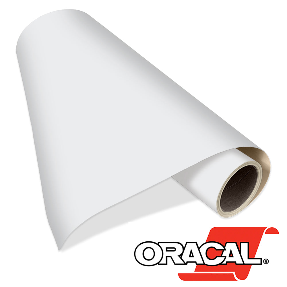 Oracal 631 Adhesive Vinyl - 30 in x 10 yds - White / 30 in x 10 yds