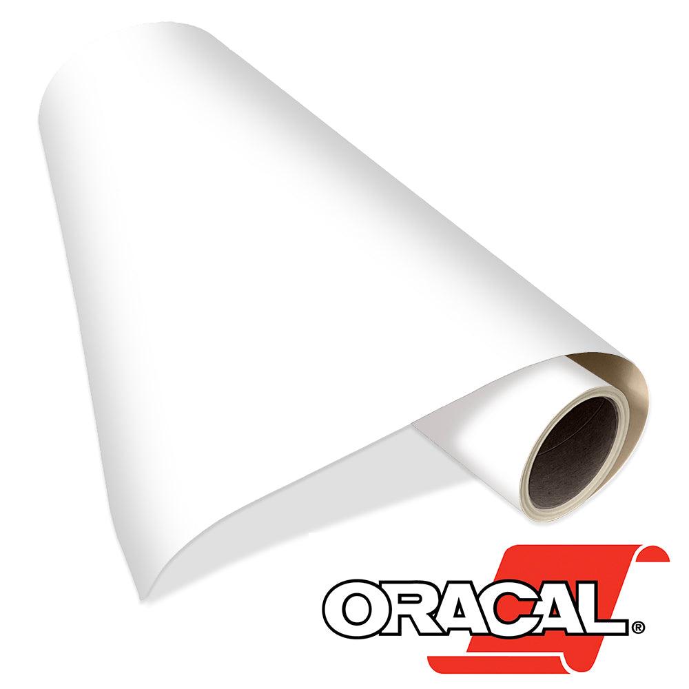Oracal 651 Vinyl Roll Gloss White, 651 Vinyl Roll, Adhesive Vinyl, Permanent  Vinyl, Vinyl 651, White Vinyl, 651 Oracal Vinyl, 12x10' 