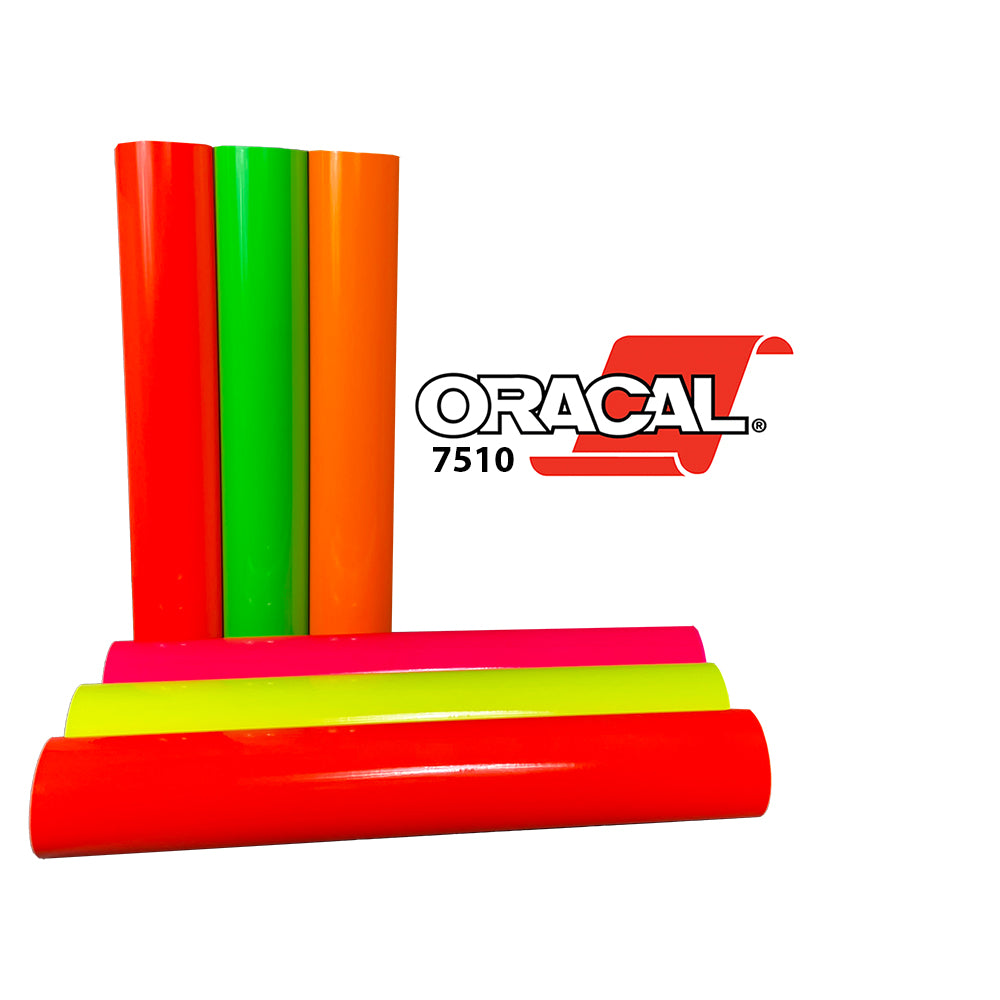 Oracal 6510 Fluorescent Cast Vinyl - 24 in x 10 yds - 24 in x 10 yds /  Yellow
