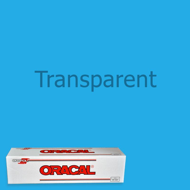 Oracal 8300 Transparent Vinyl - 30 in x 50 yds