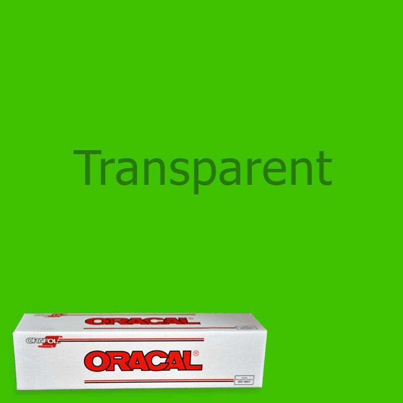 Oracal 8300 Transparent Vinyl - 30 in x 50 yds