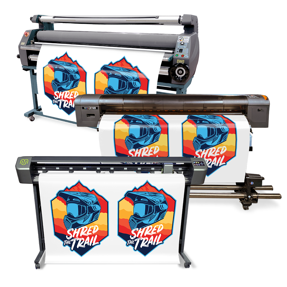 PrismJET 54 Gen2 ValuPrint, Cut Plus Starter Bundle with MUSE M60 Vinyl &amp; EnduraLam3 | SignWarehouse
