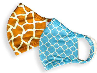 HTX Sublimation Blank - Polyester 3-Ply Face Masks - 10 Pack