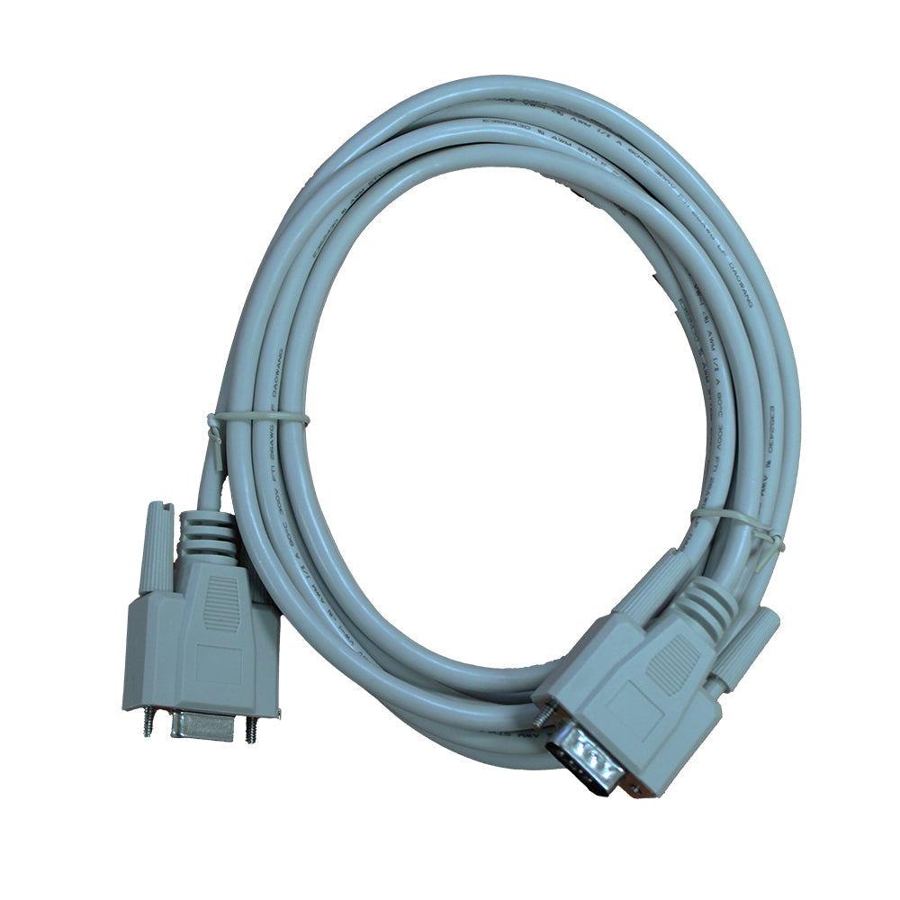 Null Serial Cable - 9-pin to 9-pin - 10 ft