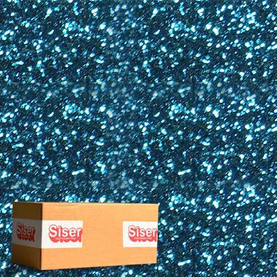 Rainbow Sky Blue Glitter Vinyl Sheet/Roll HTV - Texas Rhinestone