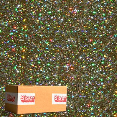 EasyWeed® Glitter HTV 20″ GOLD CONFETTI Yard – Ace Screen Supply