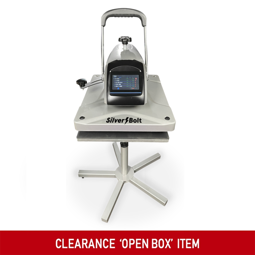Clearance: SilverBolt 1620SA Swing-Arm Heat Press - Certified Refurbished