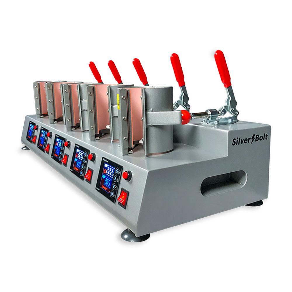 SilverBolt MugPro 5 Multi-station Mug Press Side View