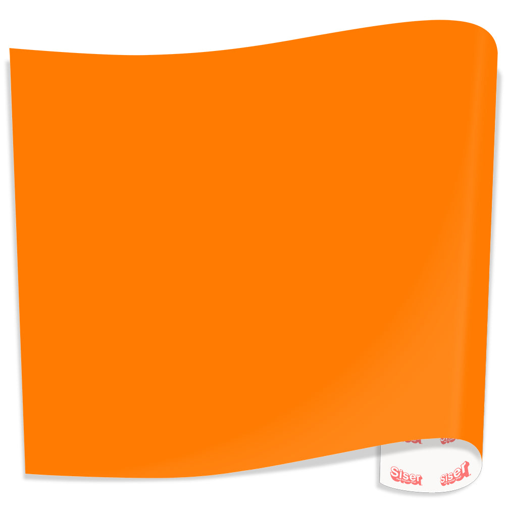 Siser EasyWeed Fluorescent HTV - 20 in x 15 ft - Fluorescent Orange