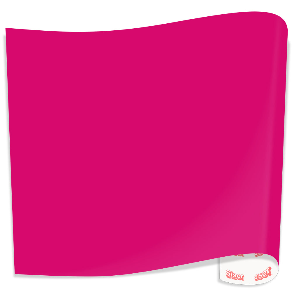 Flamingo Pink Siser Glitter Heat Transfer Vinyl (HTV) (Bulk Rolls)