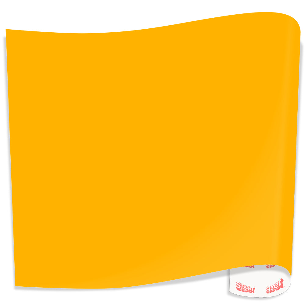 Siser Easyweed 15” Stretch Yellow Heat Transfer Vinyl - Thin and