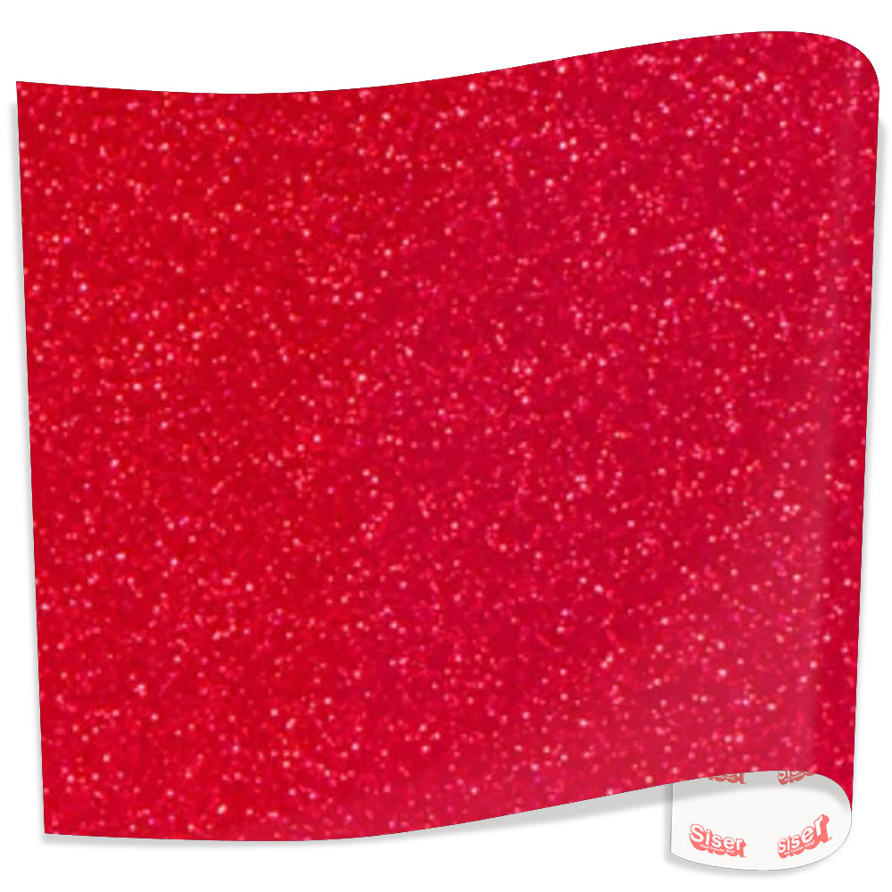 Siser Twinkle HTV - Heat Transfer Vinyl Red