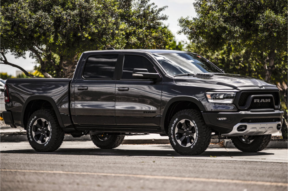 Vinyl Express Q54 Tint PPF & Vehicle Graphics Package Photo of Tinted Windows on Truck