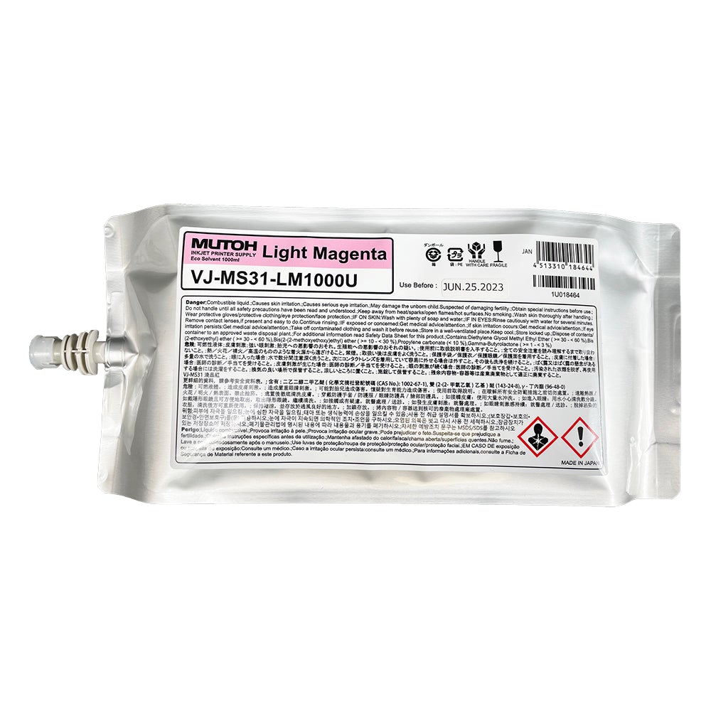 MUTOH MS31 Eco-Solvent Ink Cartridges - 1000ml