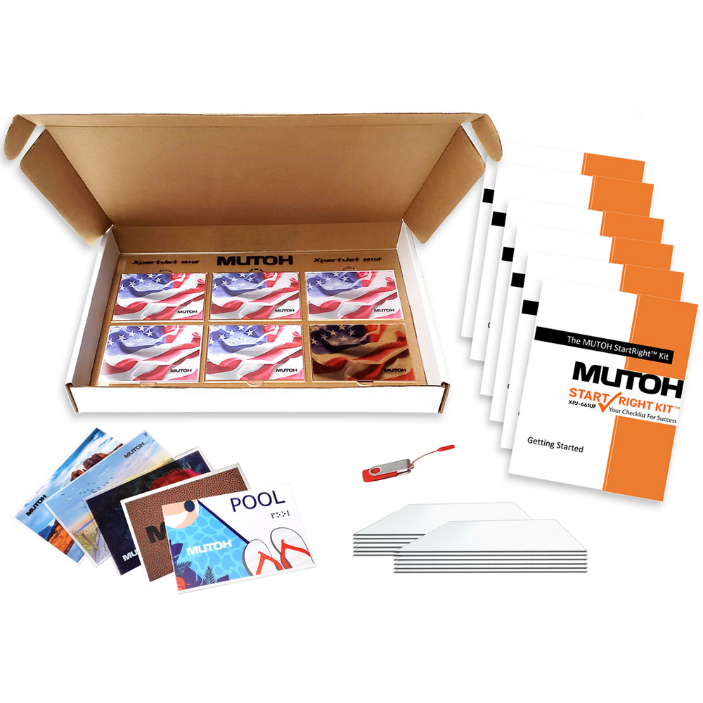 MUTOH XpertJet 661UF Tabletop Flatbed UV-LED Printer w/Free Extended Warranty