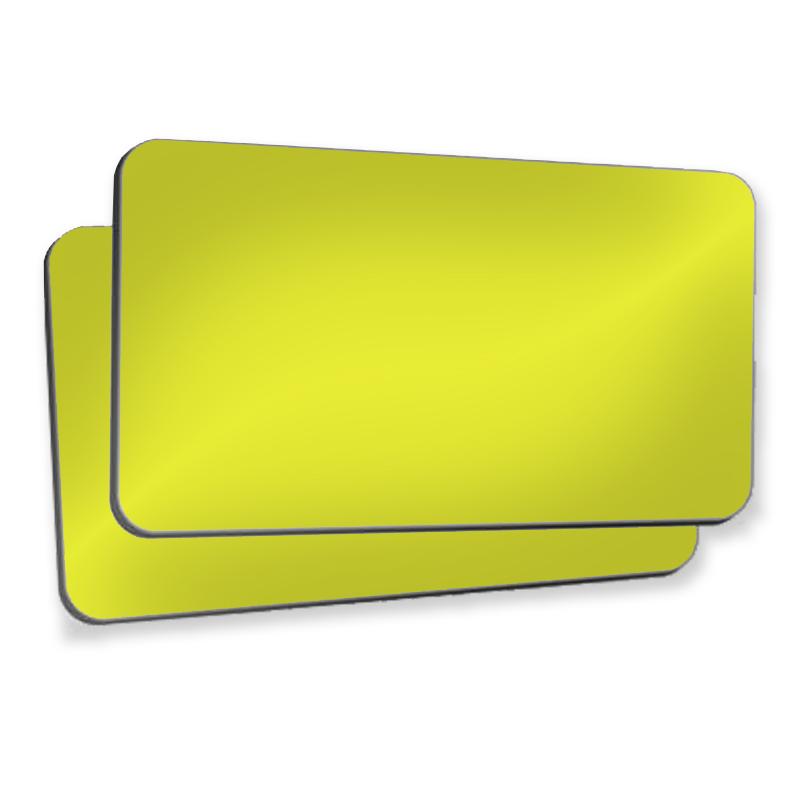 Oval Magnetic Sign Blank - 48x22 - Solid and reflective colors