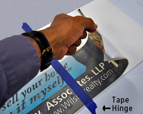 How Application Tape and Hinges Can Simplify Application of Printed Vinyl Graphics