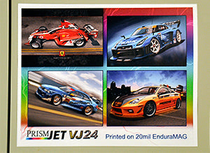 Can the PrismJET VJ24 Print on Magnetic Vinyl?