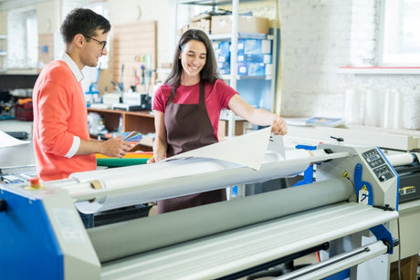 Maximizing downtime in a sign shop
