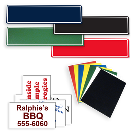 Magnetic Sign Material, Sheets & Blanks
