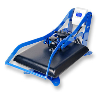 Clamshell heat presses