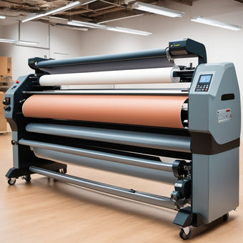 Wide format laminator in workshop
