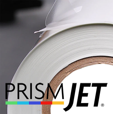 Close up on side of PrismJET laminating film
