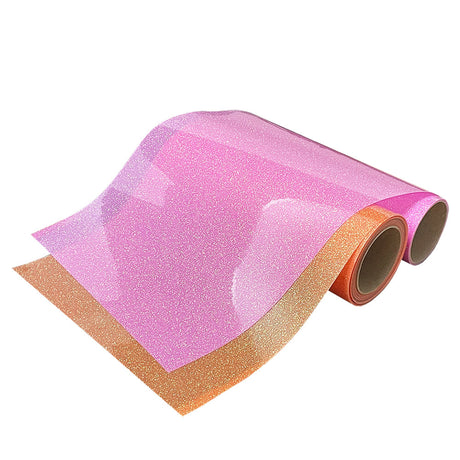 Two rolls of Siser glitter vinyl
