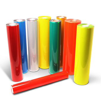 Colorful reflective vinyl rolls