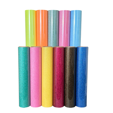 Colorful Siser Glitter Vinyl Rolls