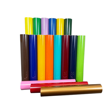 Colorful rolls of Oracal 641 vinyl