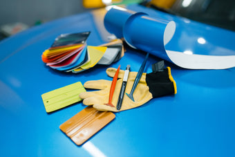 Car wrap tools