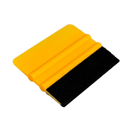 Poly Blend Felt Edge Wrapped Squeegees - Yellow