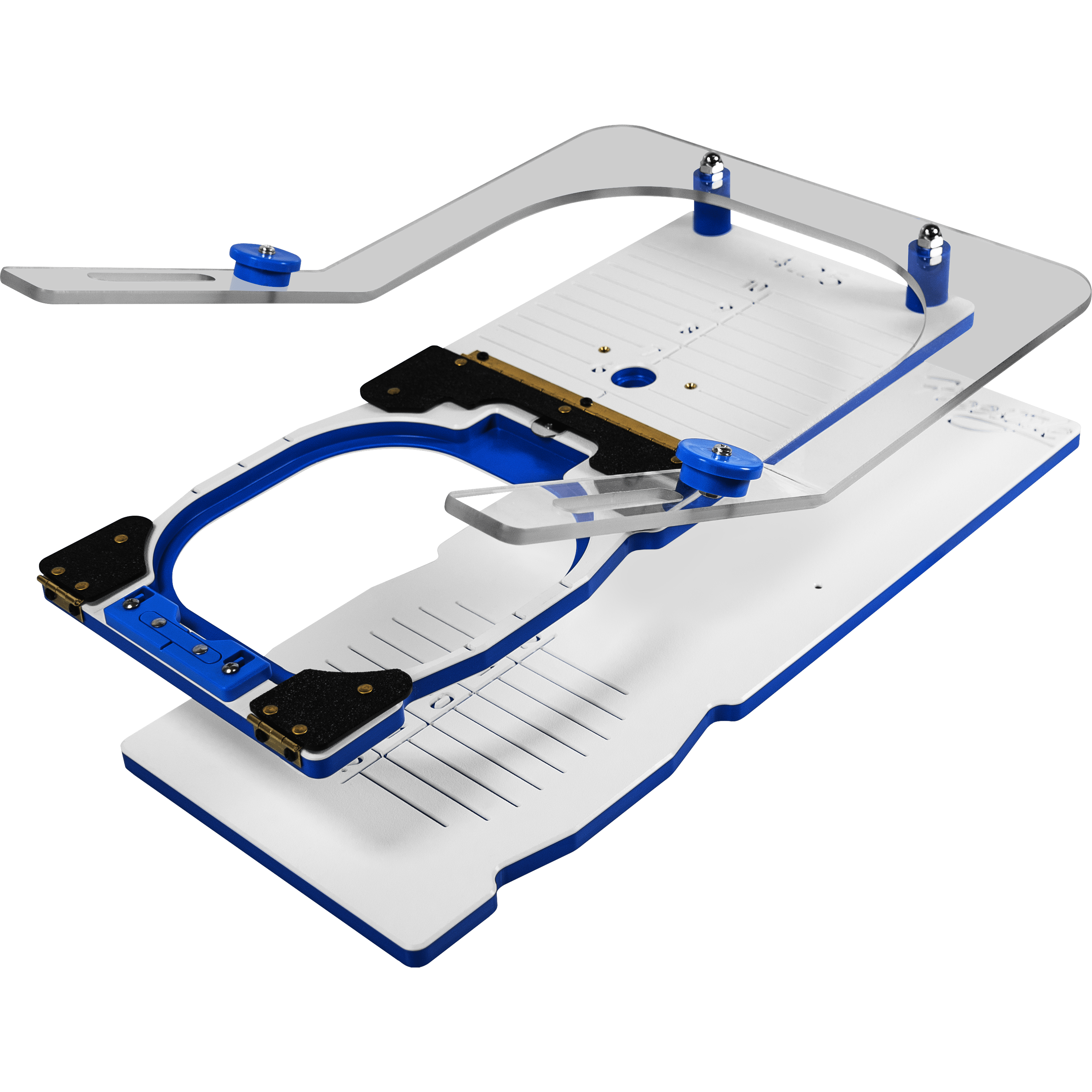 HoopMaster Mighty Hoop Fixtures for SWF Embroidery Machines