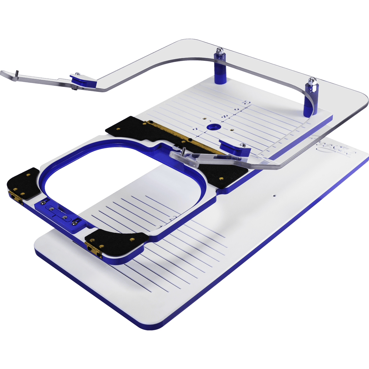 HoopMaster Mighty Hoop Fixtures for SWF Embroidery Machines