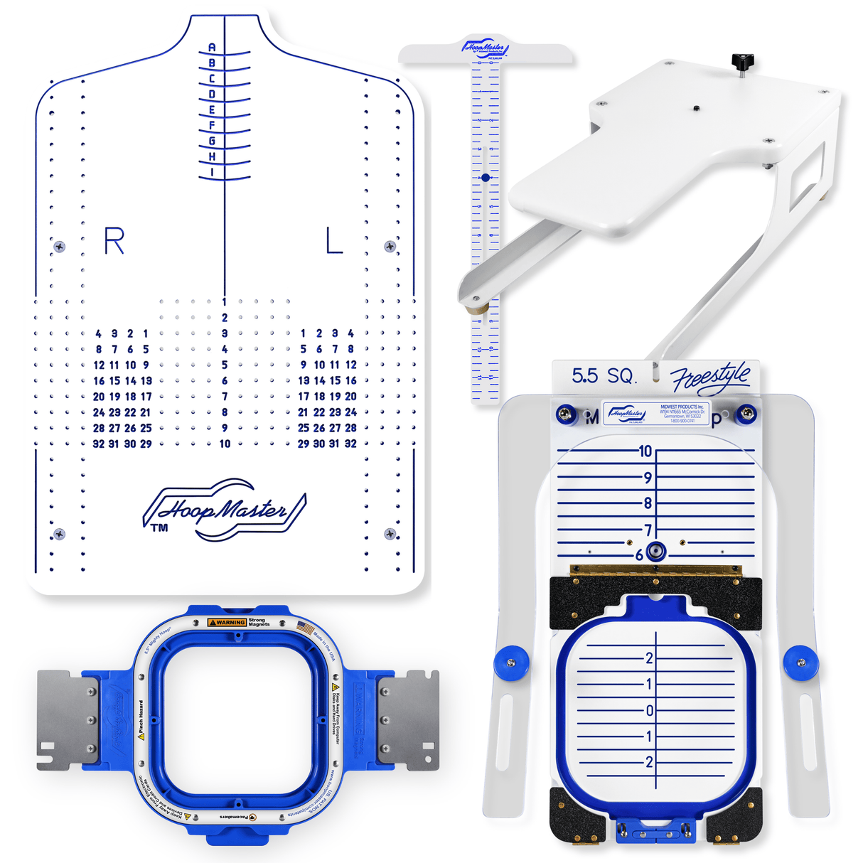 Mighty Hoop Starter Kit for SWF Embroidery Machines - 5.5 Inch